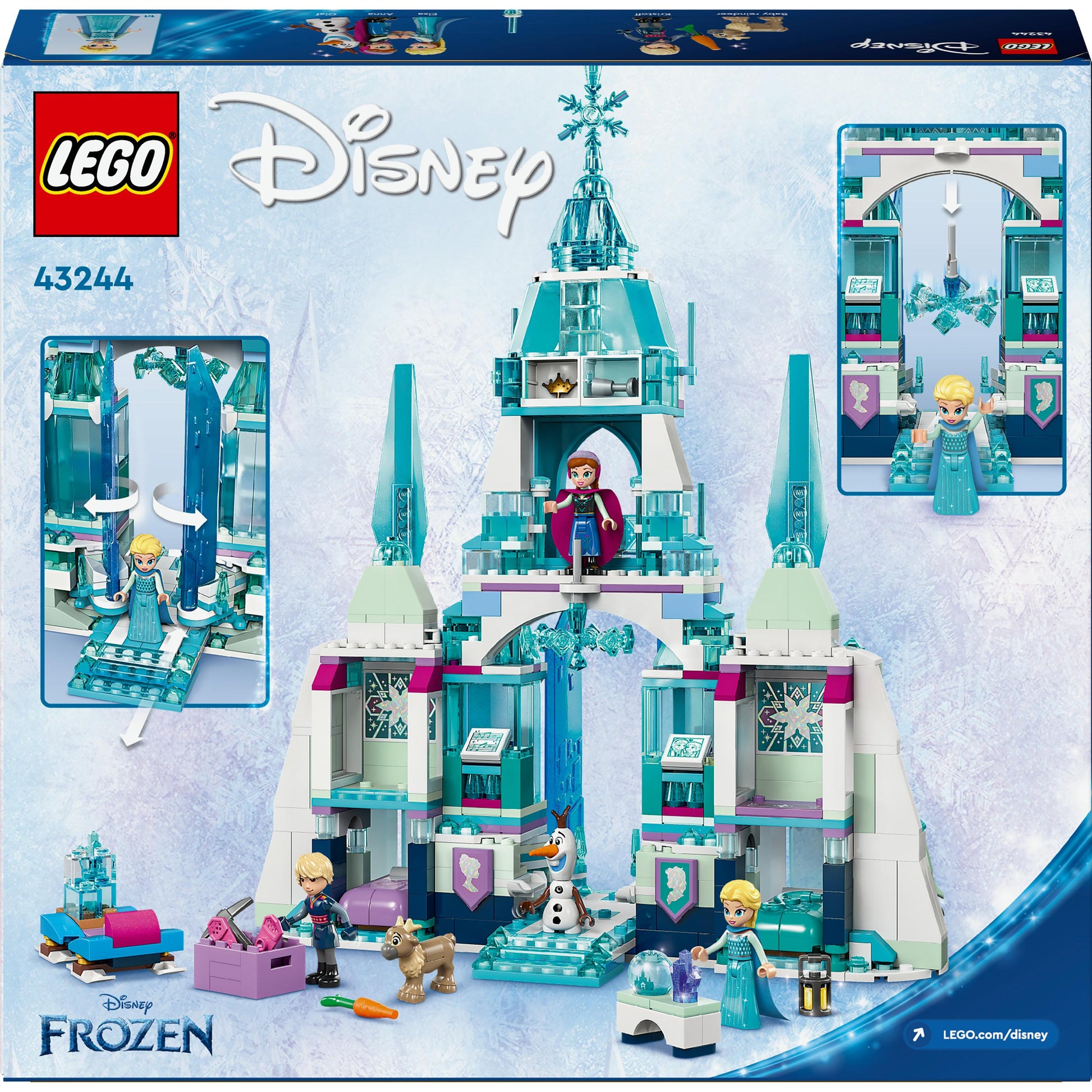 LEGO® _ Disney Frozen Elsa’s Ice Palace Building Toy 43244