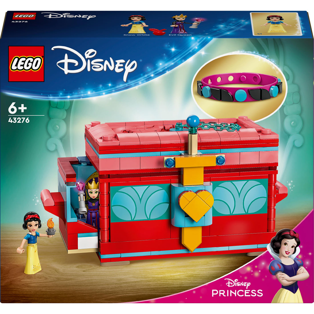 LEGO® _ Disney Snow White’s Jewellery Box Building Toy 43276