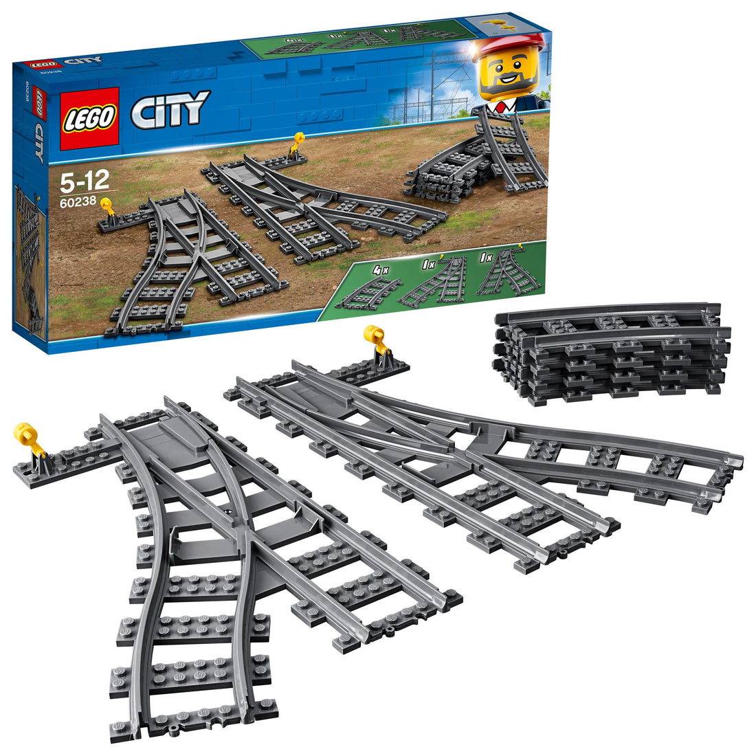 LEGO® City Switch Tracks 60238 Train Toy