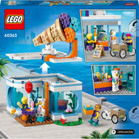 LEGO® City Ice-Cream Shop 60363 Building Toy Set for Kids Aged 6+ (296 Pieces)