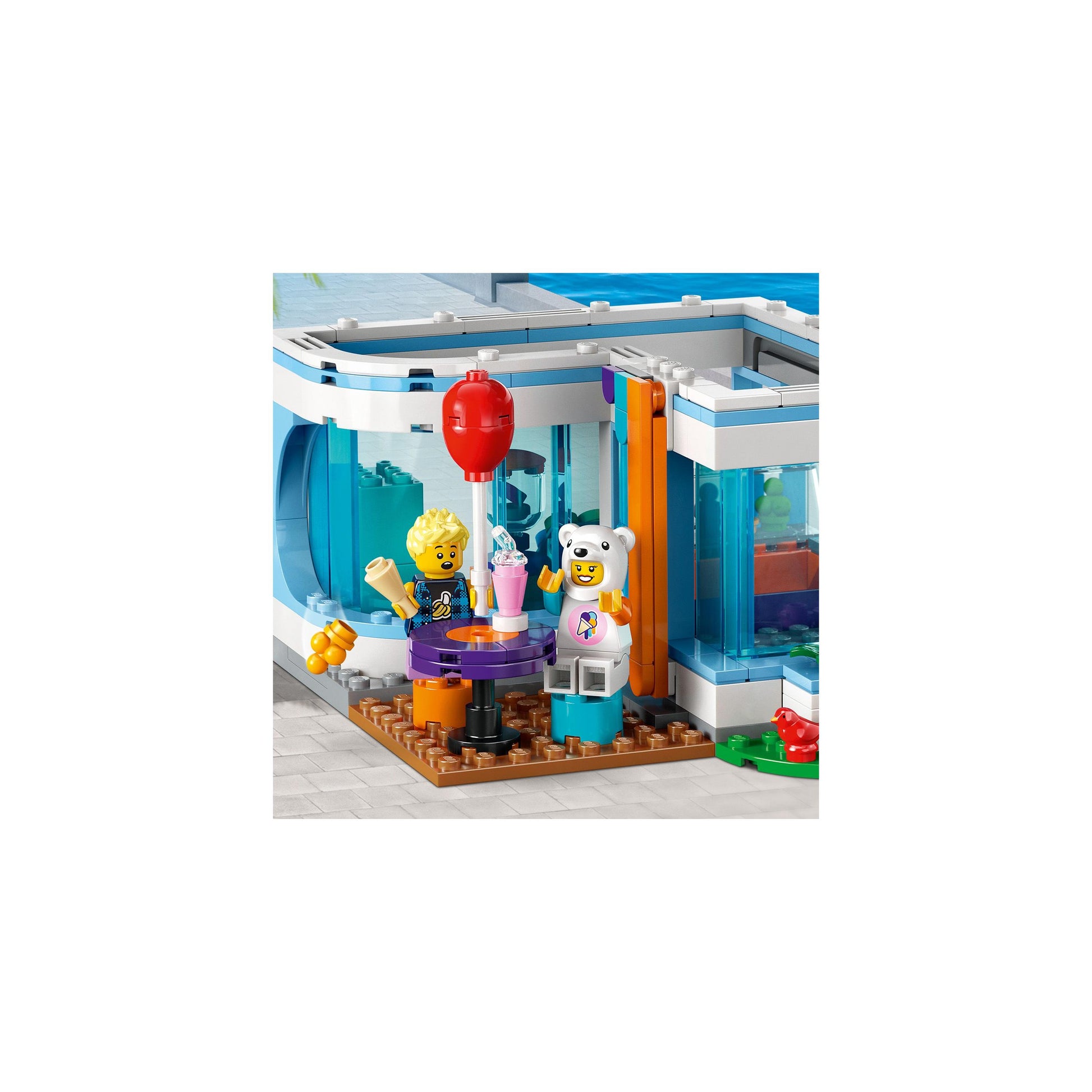 LEGO® City Ice-Cream Shop 60363 Building Toy Set for Kids Aged 6+ (296 Pieces)