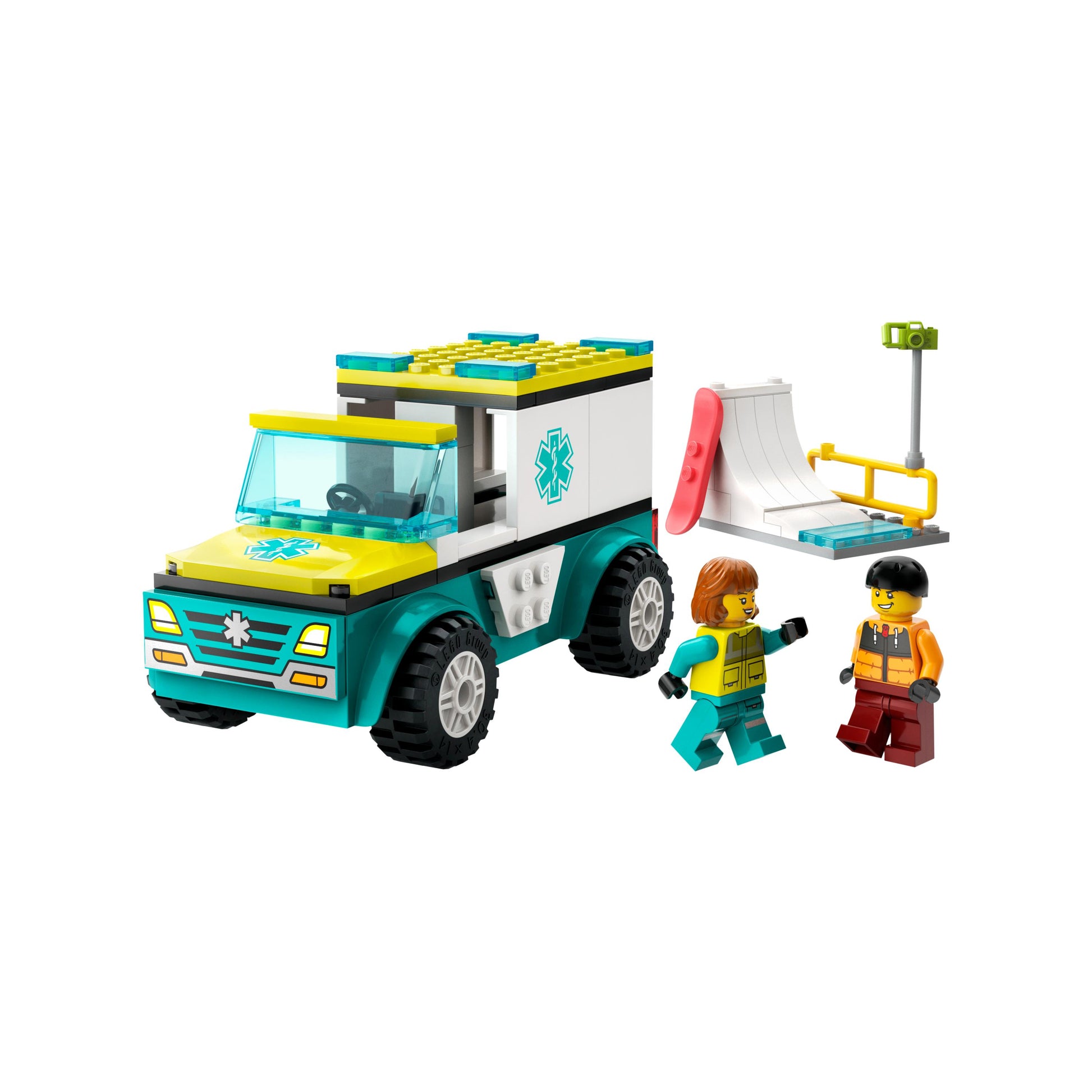 LEGO® City Emergency Ambulance and Snowboarder 60403