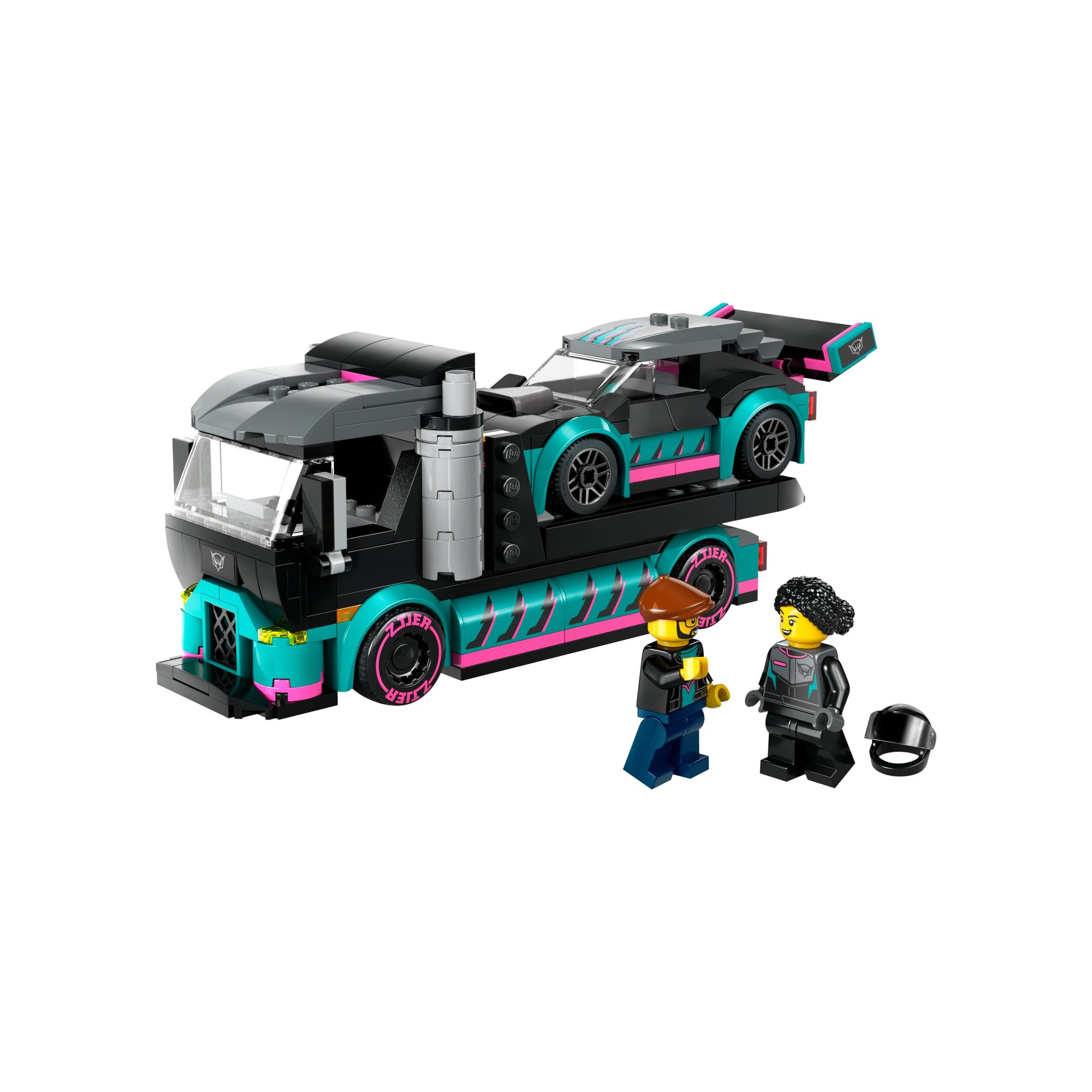 LEGO® City Race Car and Car Carrier Truck Building Toy 60406