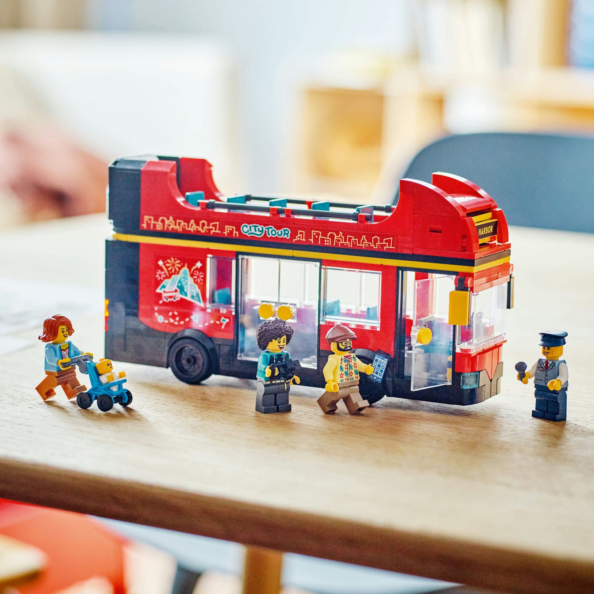 LEGO® City Red Double-Decker Sightseeing Bus Toy 60407