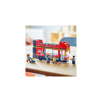 LEGO® City Red Double-Decker Sightseeing Bus Toy 60407