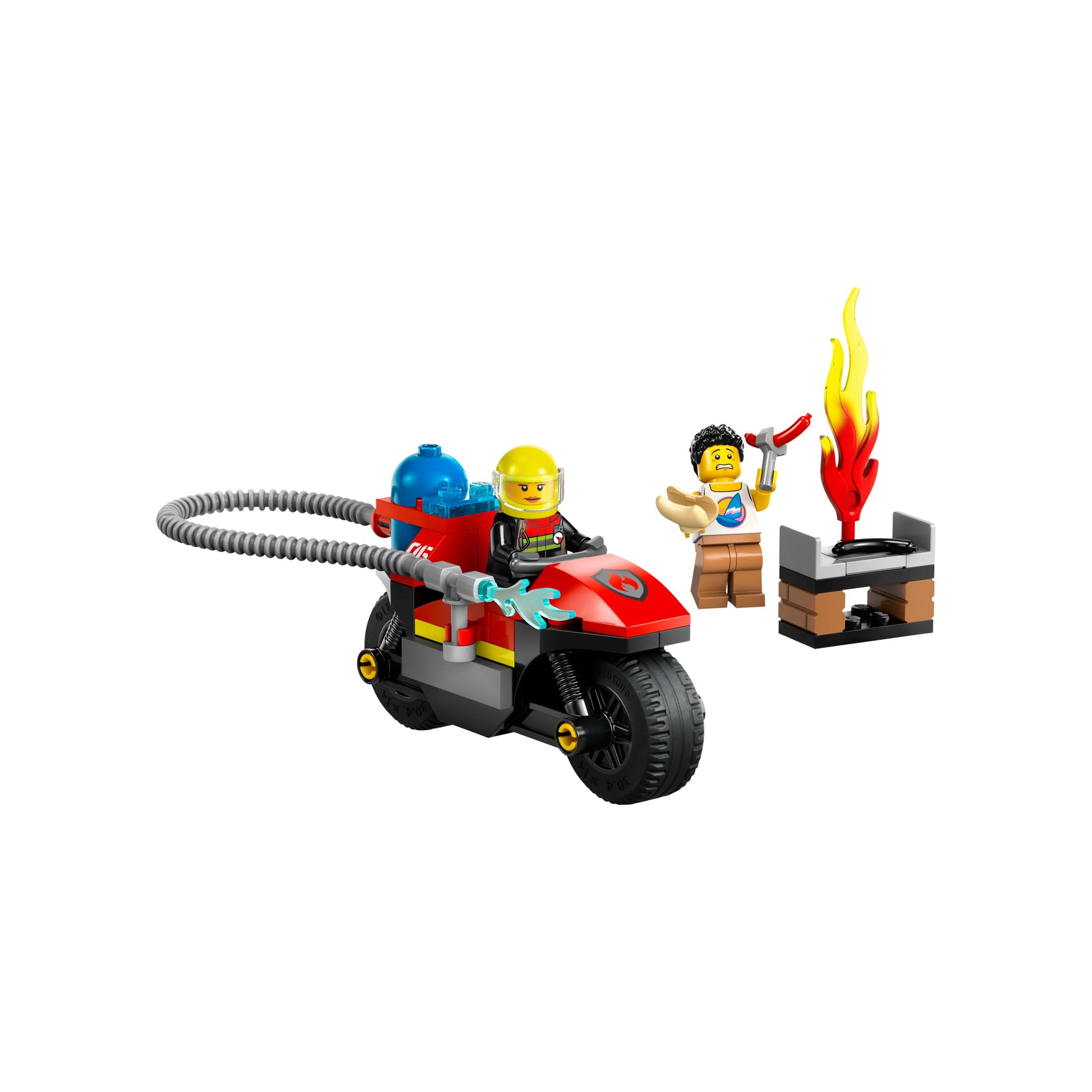 LEGO® City Fire Rescue Motorcycle Building Set 60410