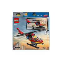 LEGO® City Fire Rescue Helicopter Building Set 60411