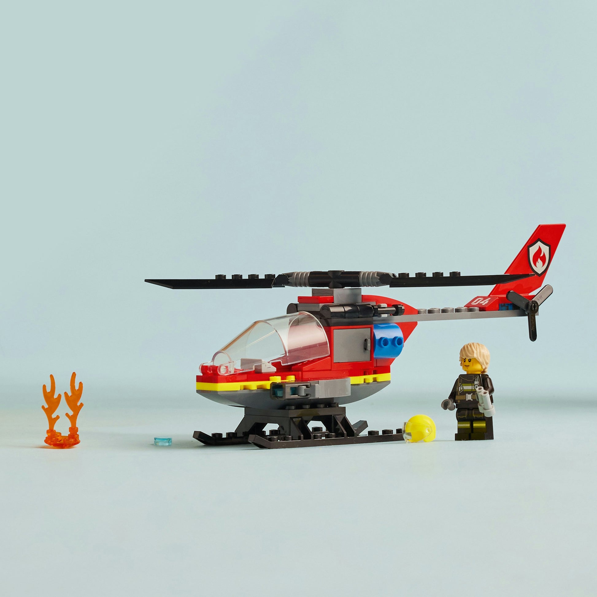 LEGO® City Fire Rescue Helicopter Building Set 60411