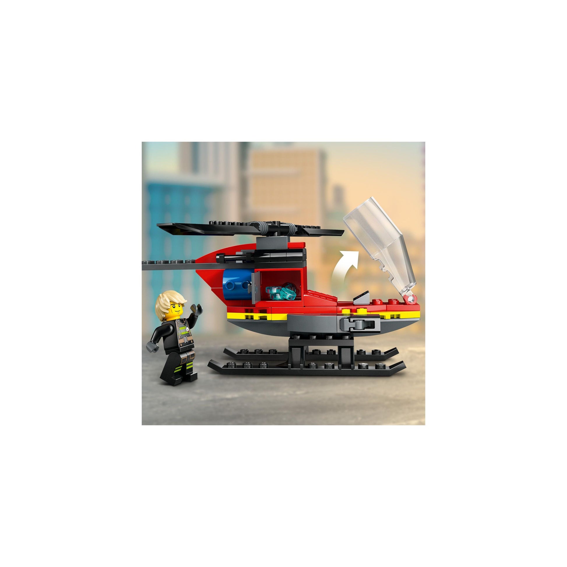 LEGO® City Fire Rescue Helicopter Building Set 60411