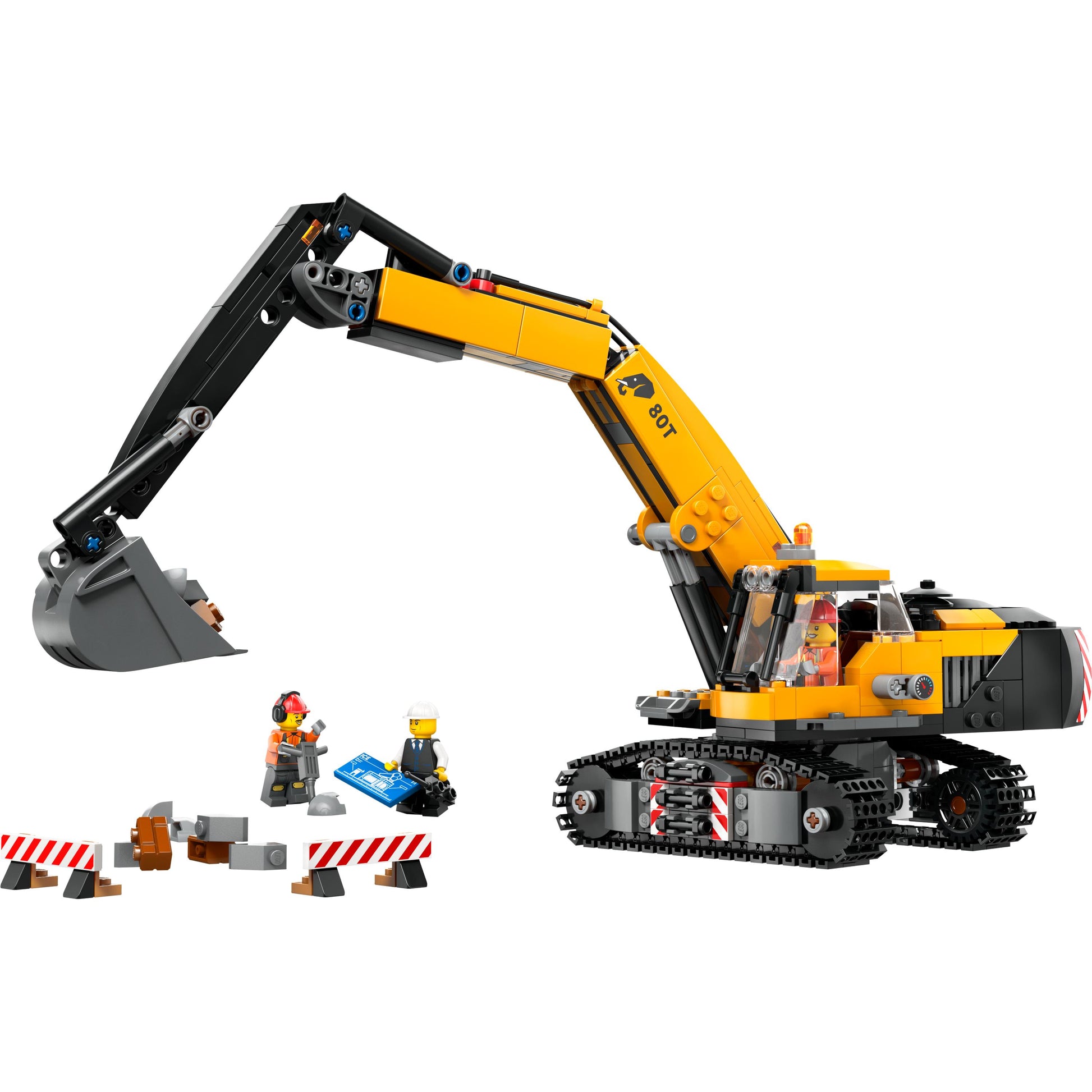 LEGO® City Yellow Construction Excavator Toy Digger 60420