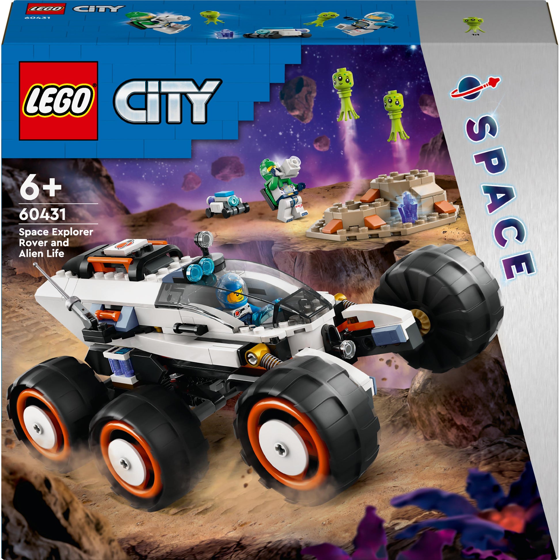 LEGO® City Space Explorer Rover and Alien Life 60431