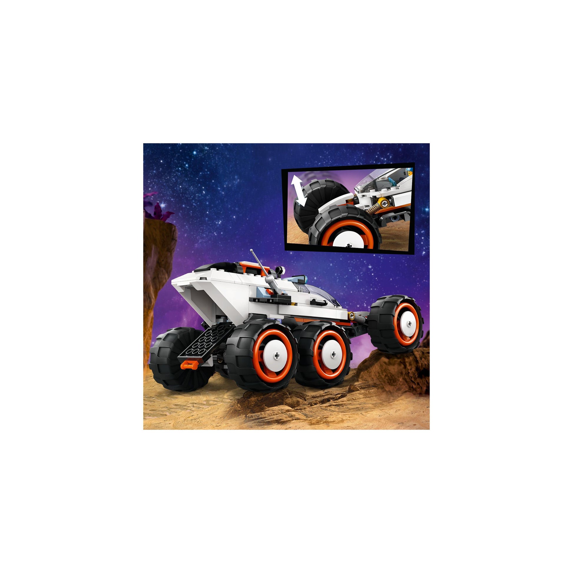 LEGO® City Space Explorer Rover and Alien Life 60431