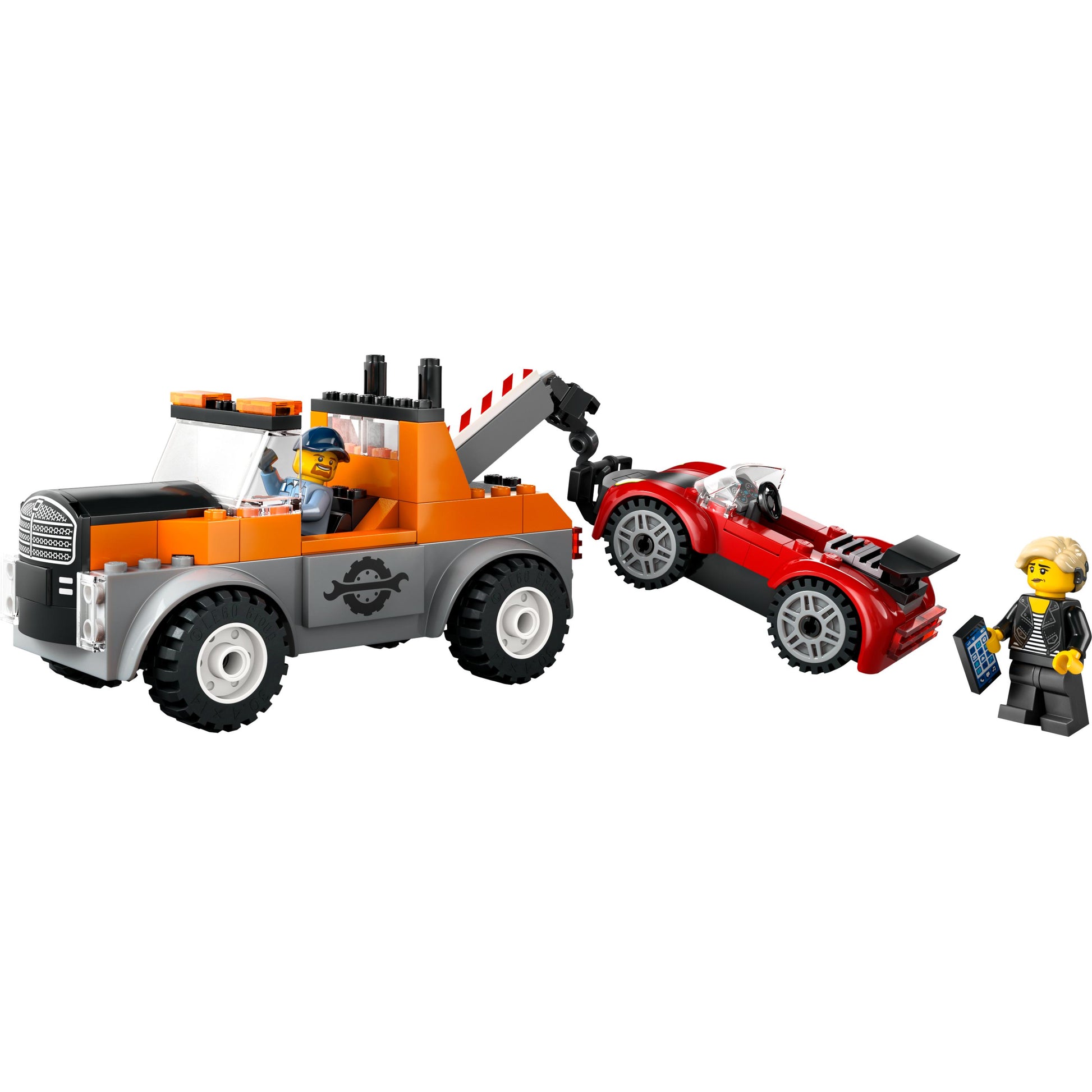 LEGO® City Tow Truck and Sports Car Repair Toy Playset 60435