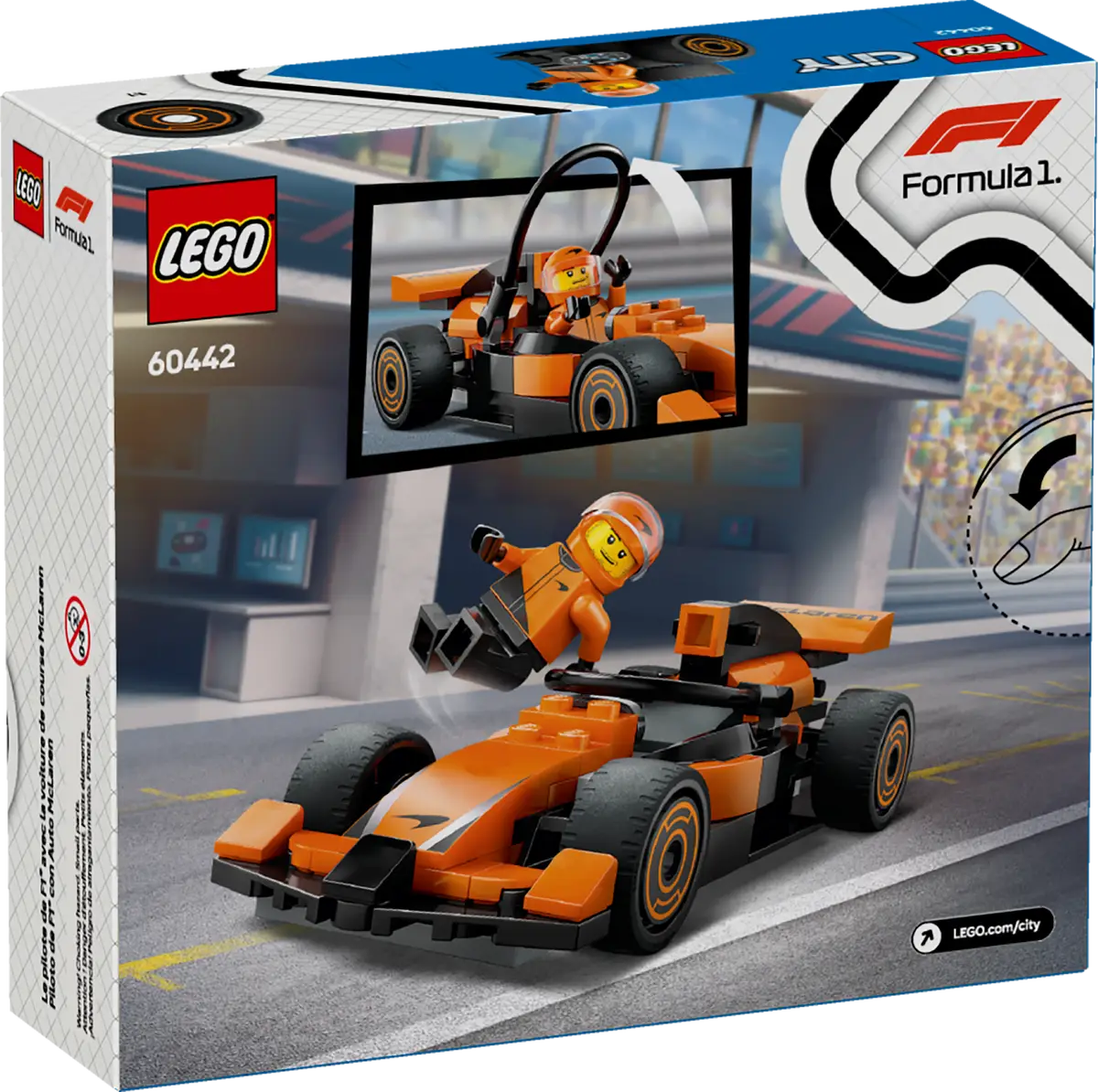 LEGO 60442 F1 Driver with McLaren Race Car