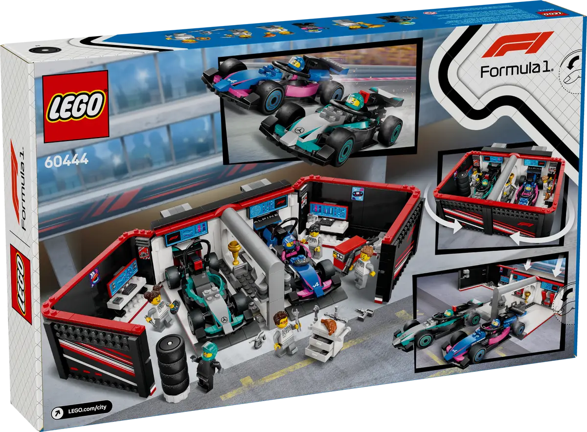 LEGO 60444 F1® Garage & Mercedes-AMG