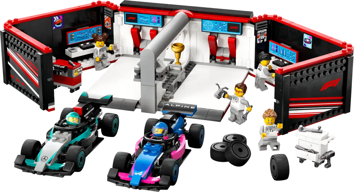 LEGO 60444 F1® Garage & Mercedes-AMG