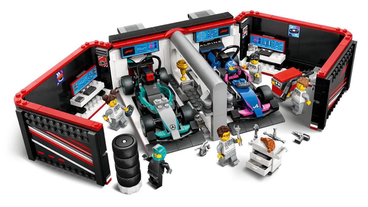 LEGO 60444 F1® Garage & Mercedes-AMG