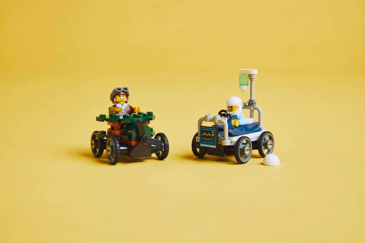 LEGO 60459 Airplane vs. Hospital Bed Race Car Pack