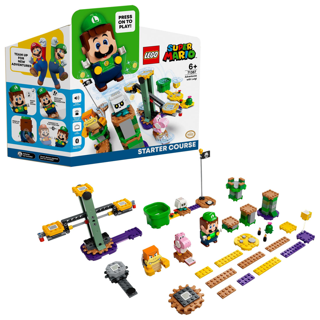 LEGO® Super Mario™ Adventures with Luigi Starter Course 71387 Building Kit (280 Pcs.)