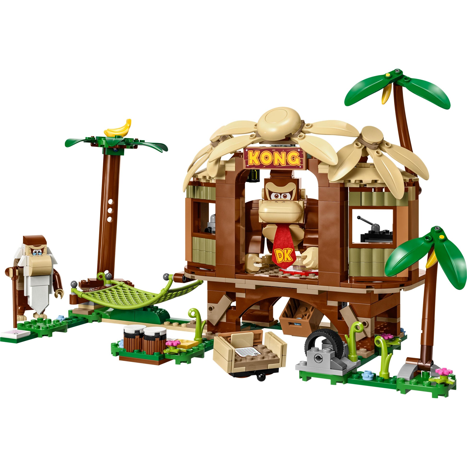 LEGO® Super Mario™ Donkey Kong’s Tree House Expansion Set 71424 Building Toy Set (555 Pieces)