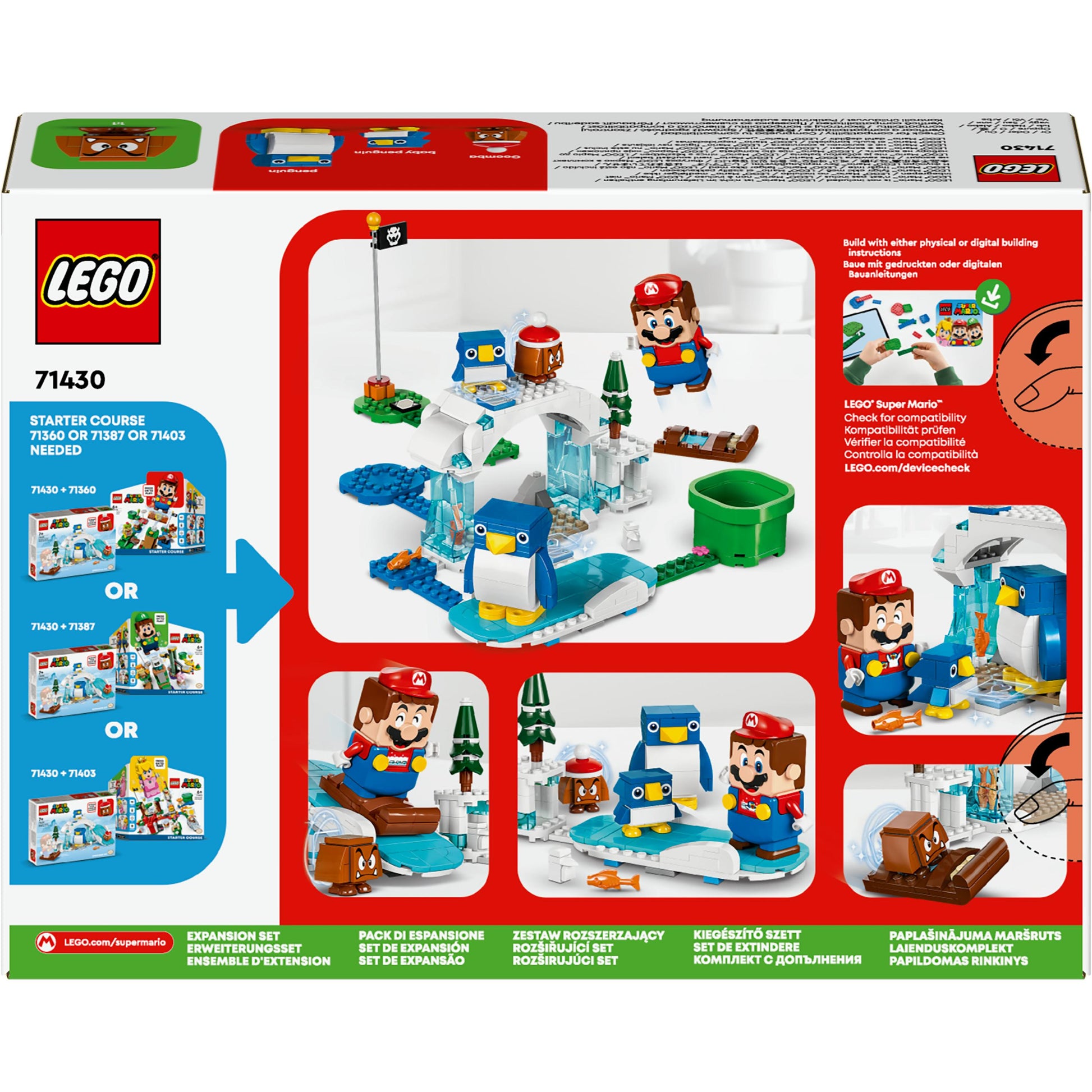 LEGO® Super Mario™ Penguin Family Snow Adventure Expansion Set