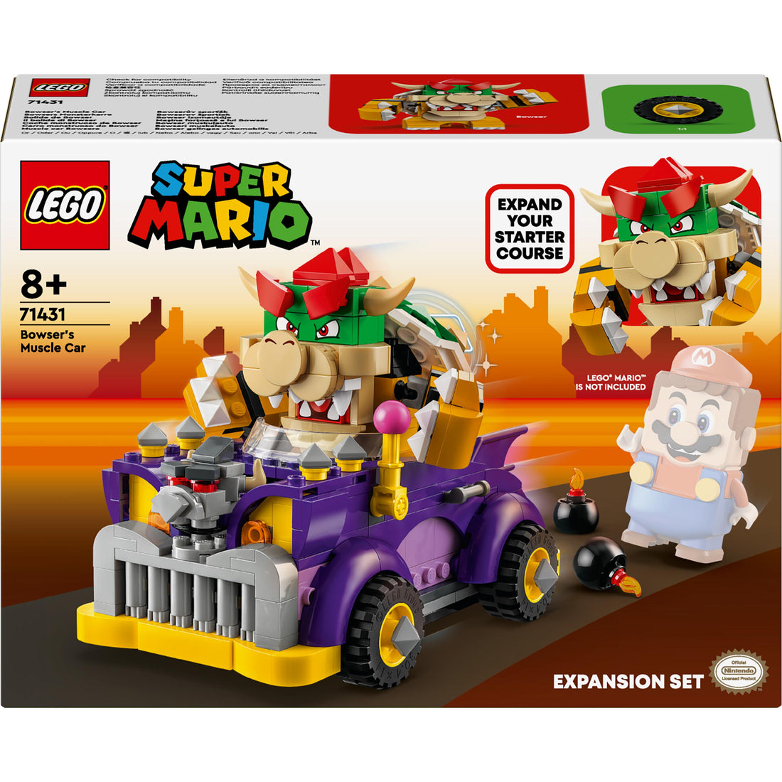 LEGO® Super Mario™ Bowser’s Muscle Car Expansion Set