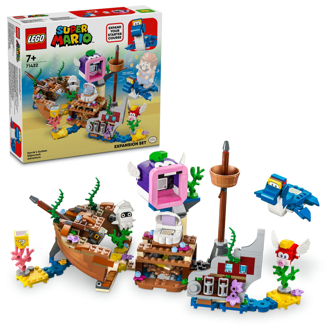 LEGO® Super Mario™ Dorrie's Sunken Shipwreck Adventure Expansion Set