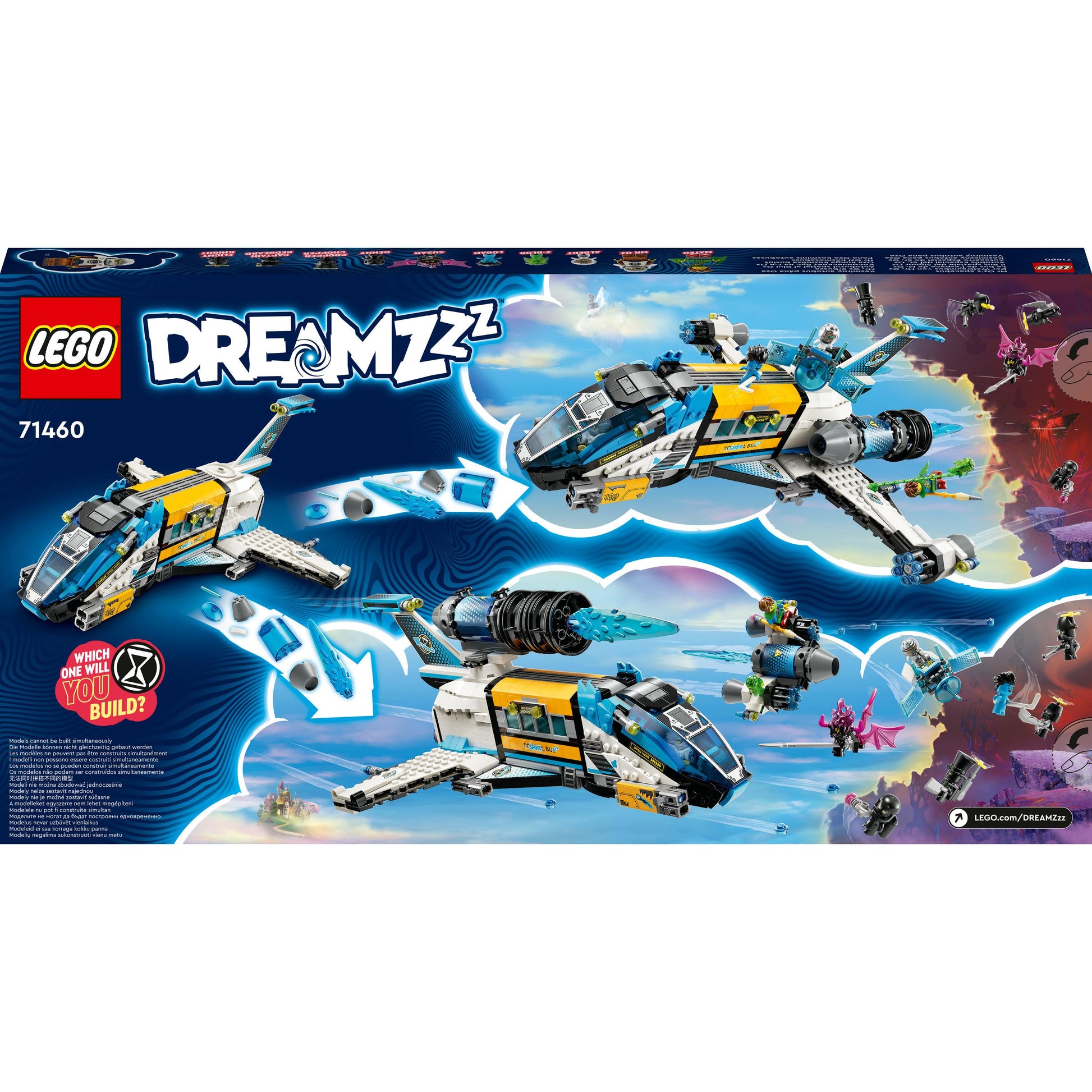 LEGO® DREAMZzz™ Mr. Oz’s Spacebus 71460 Building Toy Set for Kids (878 Pieces)