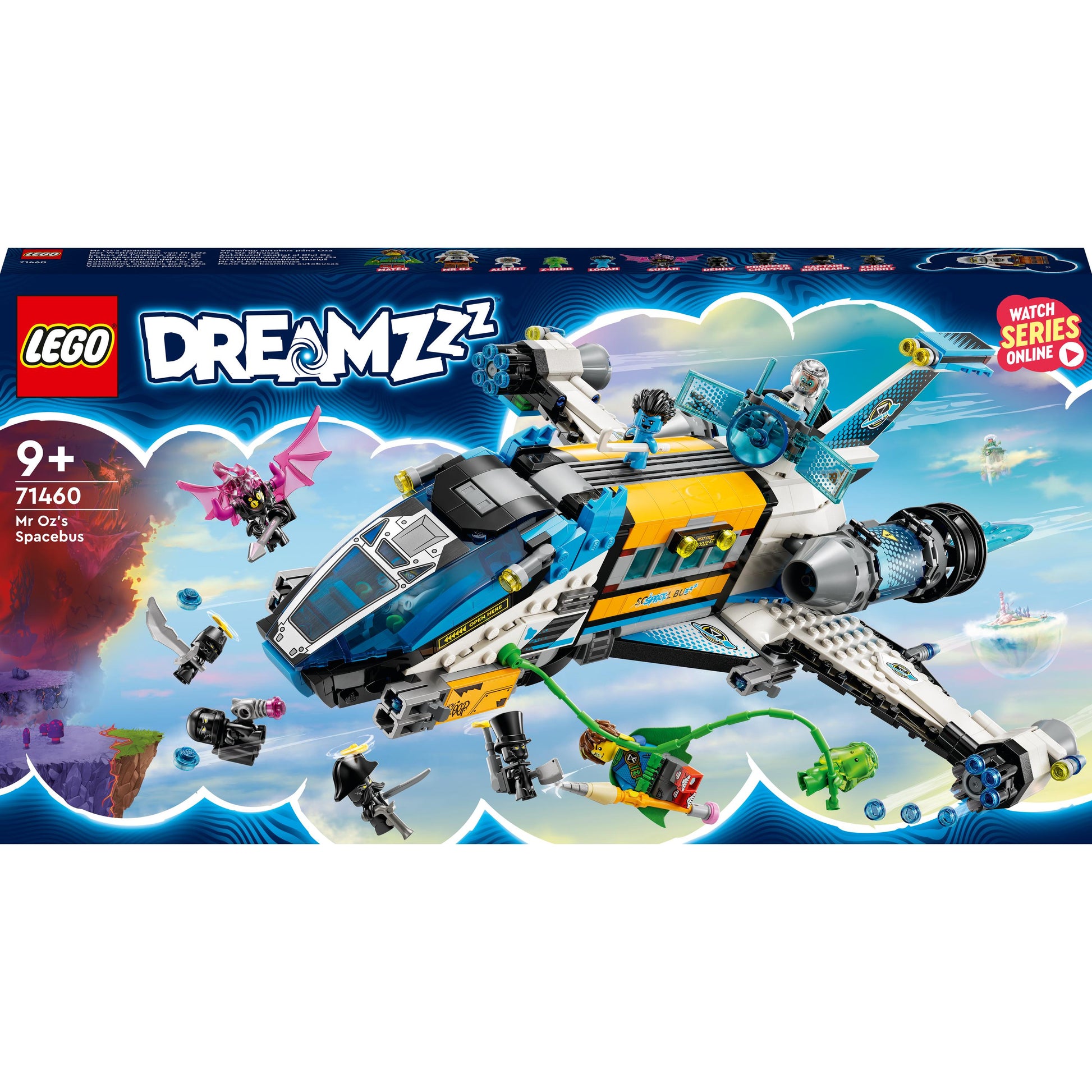 LEGO® DREAMZzz™ Mr. Oz’s Spacebus 71460 Building Toy Set for Kids (878 Pieces)