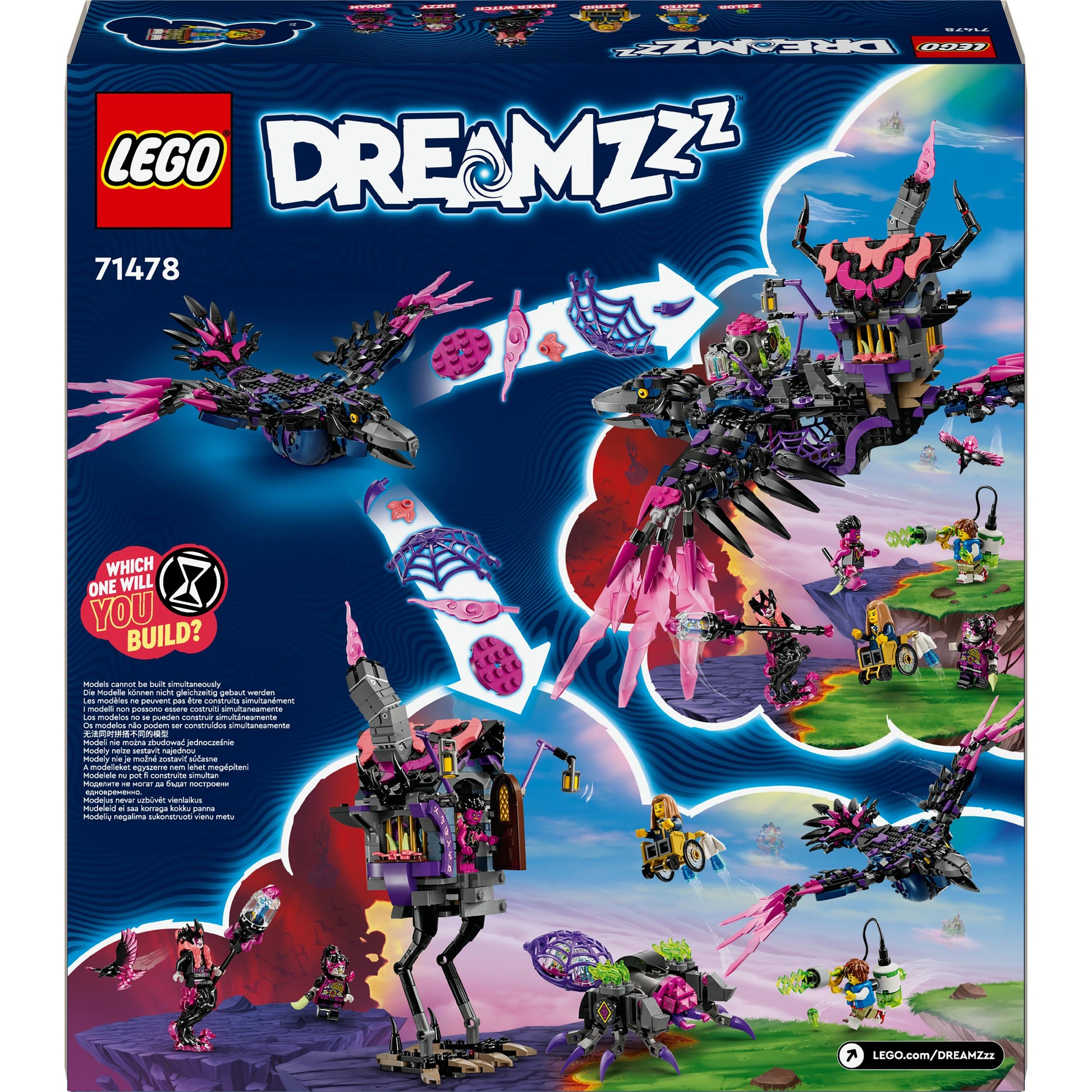 LEGO® DREAMZzz™ The Never Witch’s Midnight Raven Toy 71478