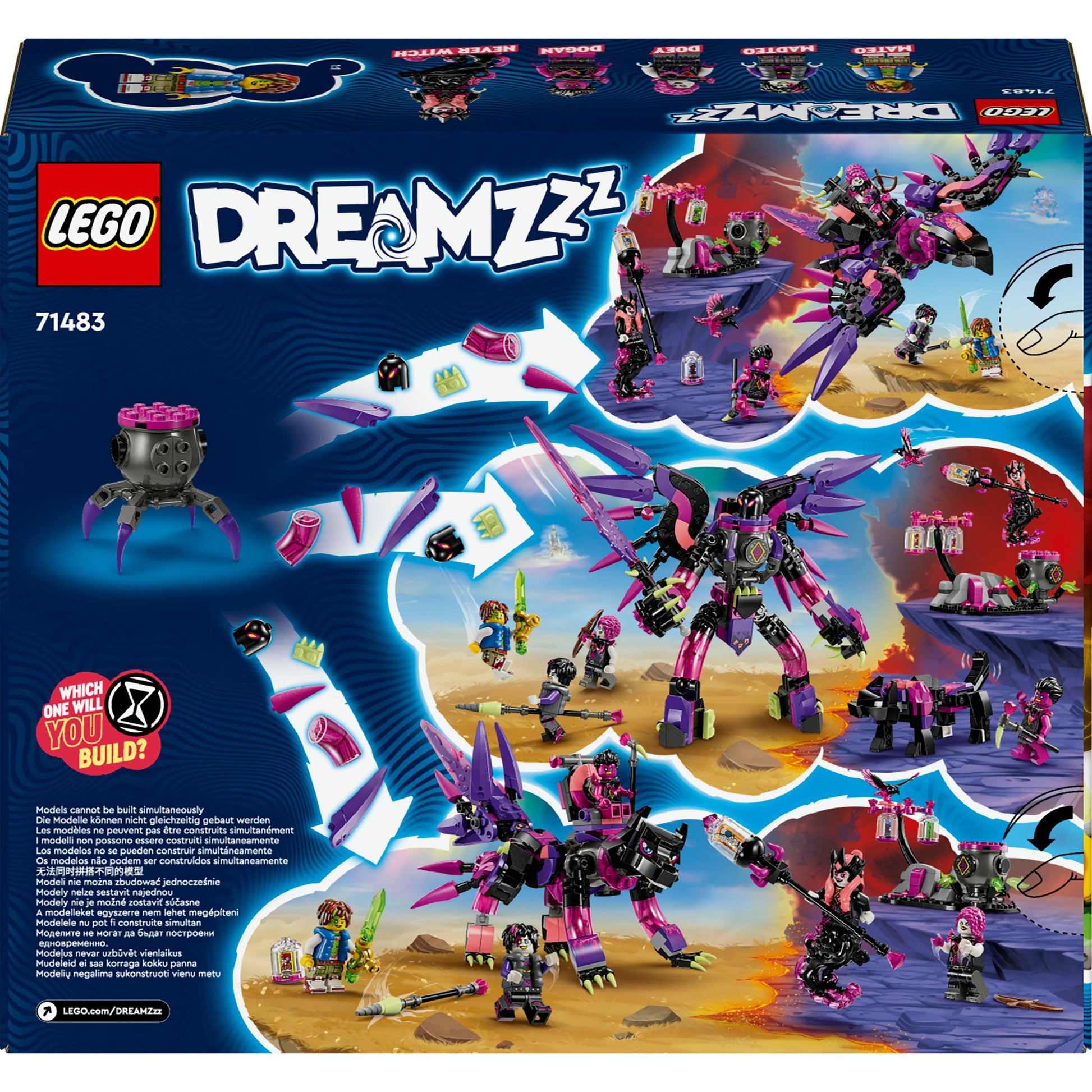 LEGO® DREAMZzz™ The Never Witch’s Nightmare Creatures 71483