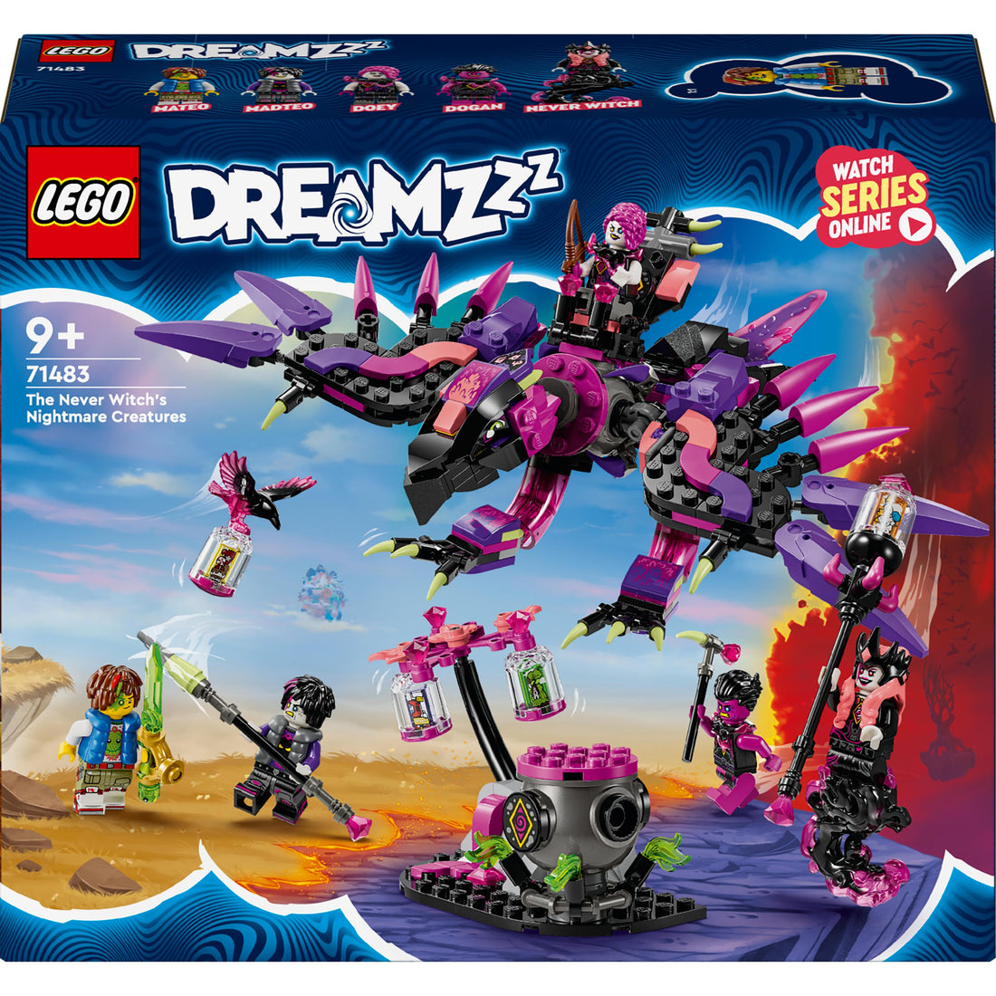 LEGO® DREAMZzz™ The Never Witch’s Nightmare Creatures 71483