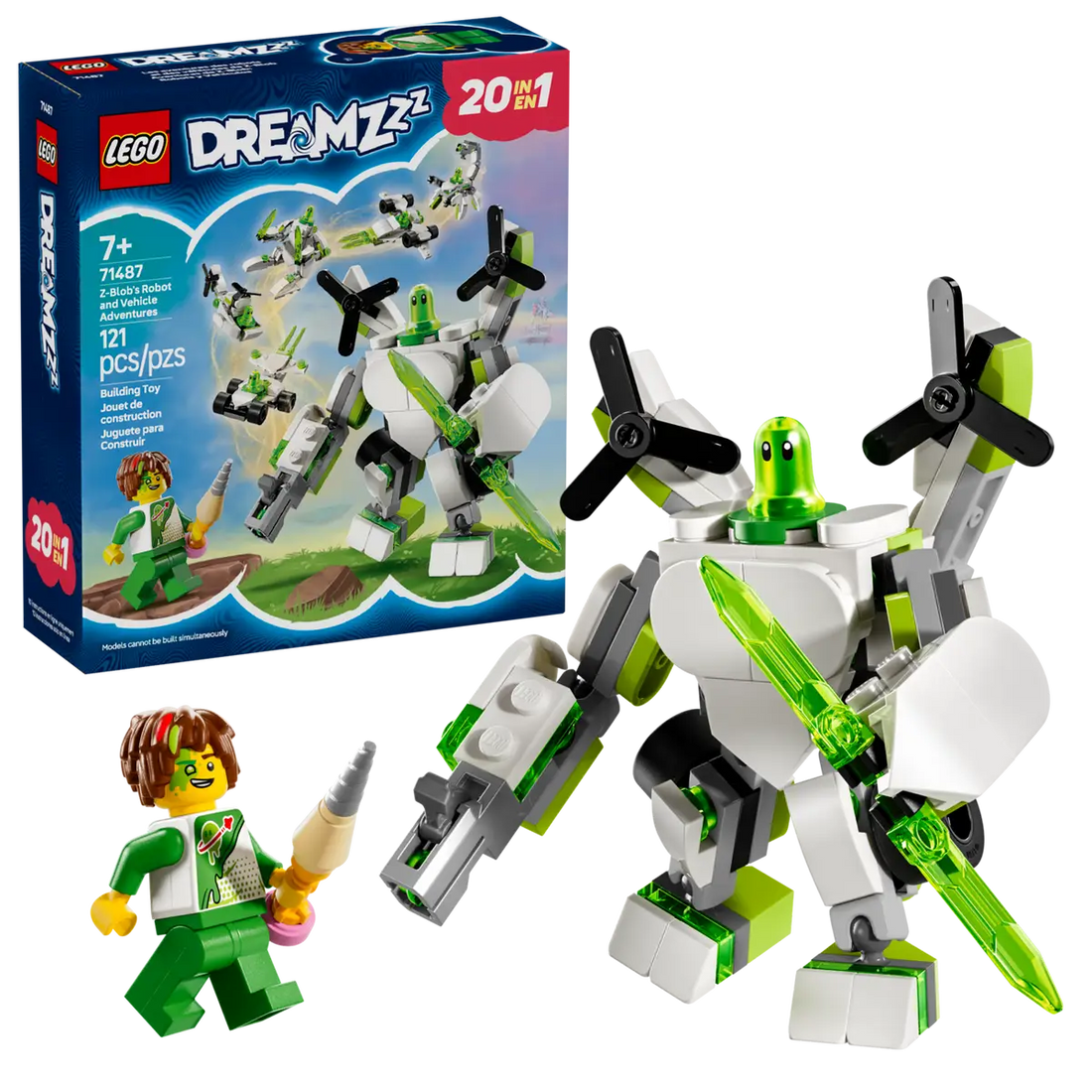 LEGO 71487 Z-Blob's Robot and Vehicle Adventures