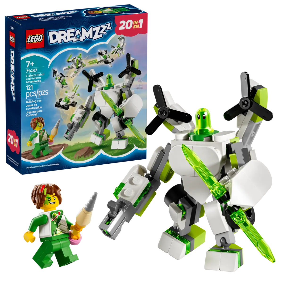 LEGO 71487 Z-Blob's Robot and Vehicle Adventures