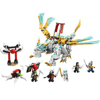 LEGO® NINJAGO® Zane’s Ice Dragon Creature 71786 Building Toy Set (973 Pieces)