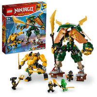 LEGO® NINJAGO® Lloyd and Arin’s Ninja Team Mechs 71794 Building Toy Set (764 Pieces)