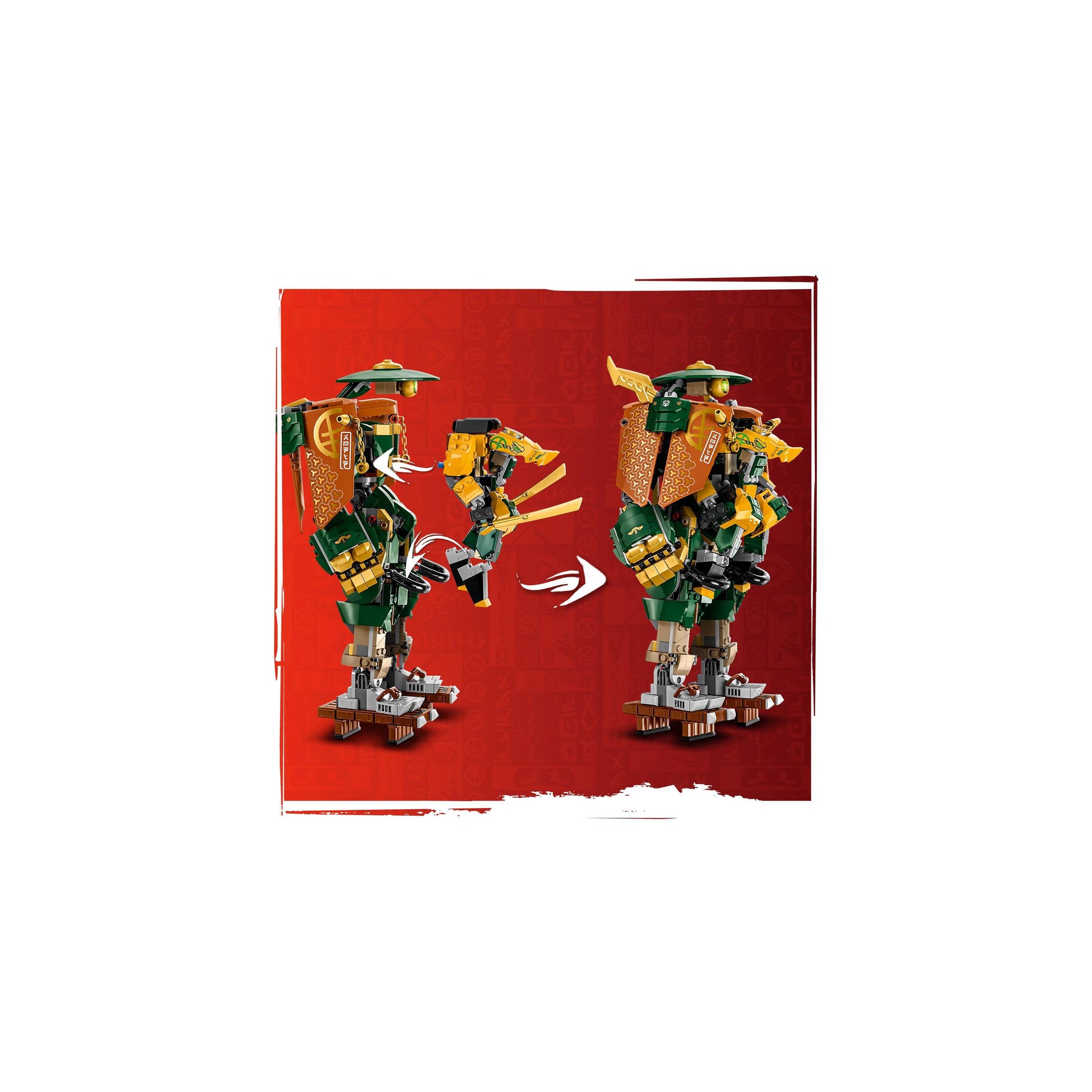 LEGO® NINJAGO® Lloyd and Arin’s Ninja Team Mechs 71794 Building Toy Set (764 Pieces)