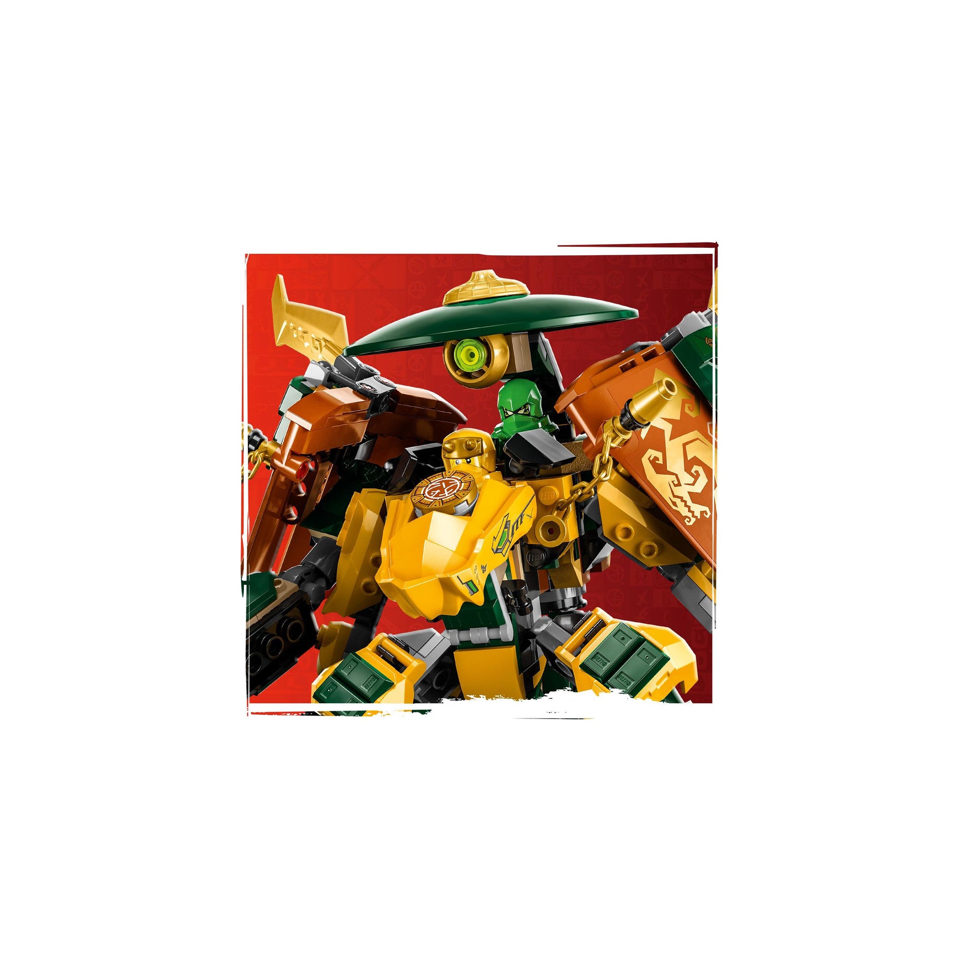 LEGO® NINJAGO® Lloyd and Arin’s Ninja Team Mechs 71794 Building Toy Set (764 Pieces)