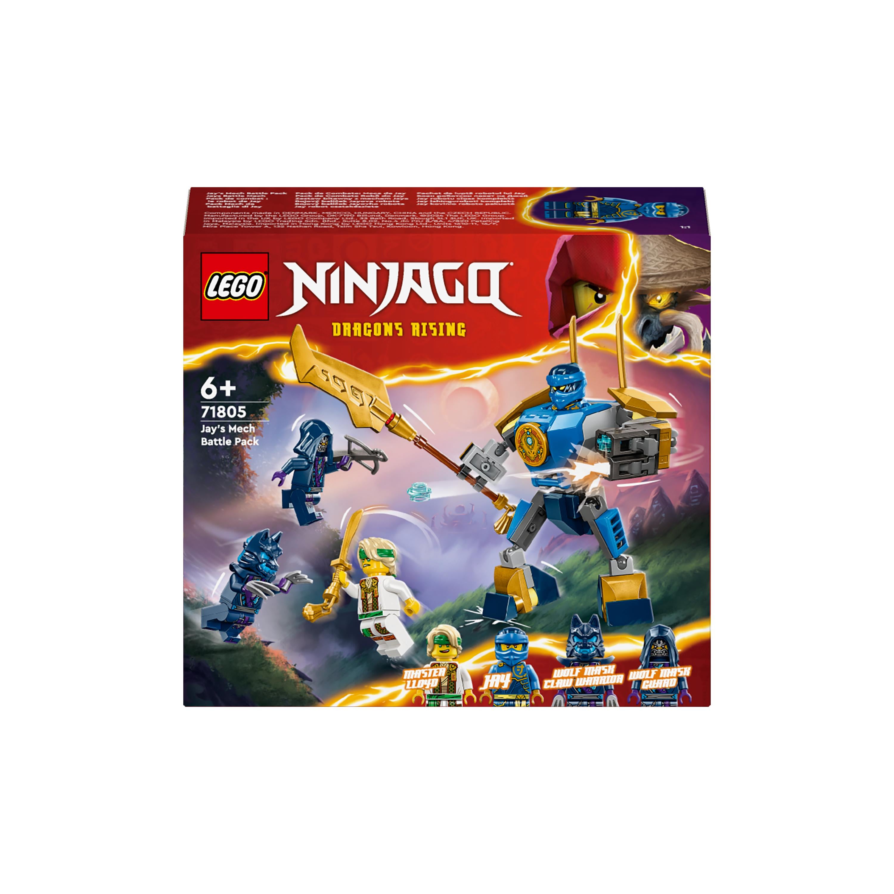 LEGO® NINJAGO® Jay's Mech Battle Pack Ninja Toy 71805