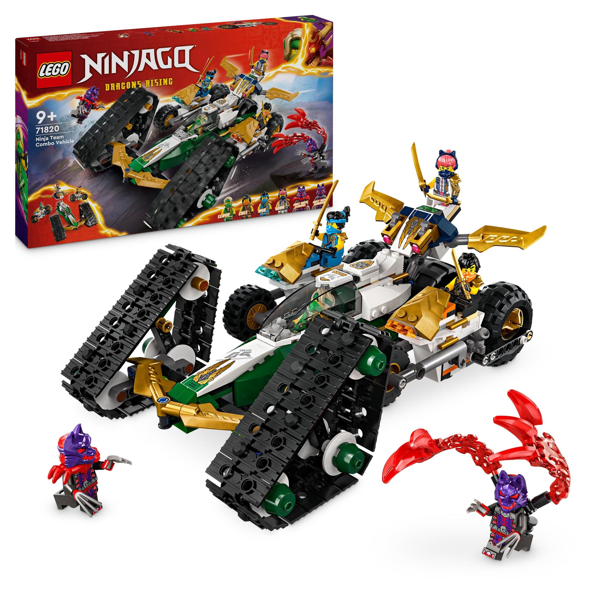 LEGO® NINJAGO® Ninja Team Combo Vehicle 4-in-1 Toy 71820