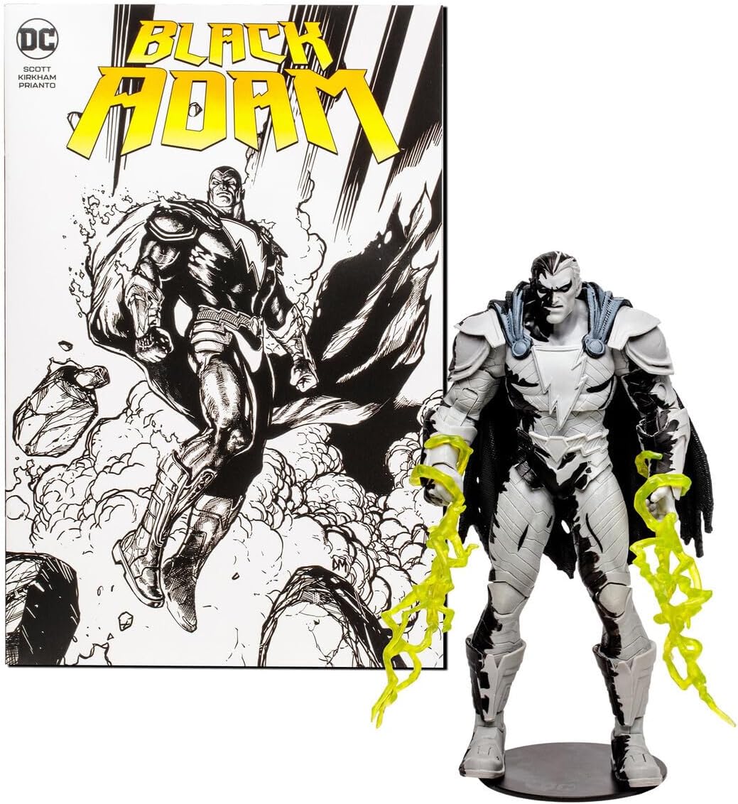 DC Direct 7inch Figure w/ Comic Batman Line Art Variant (Gold Label)