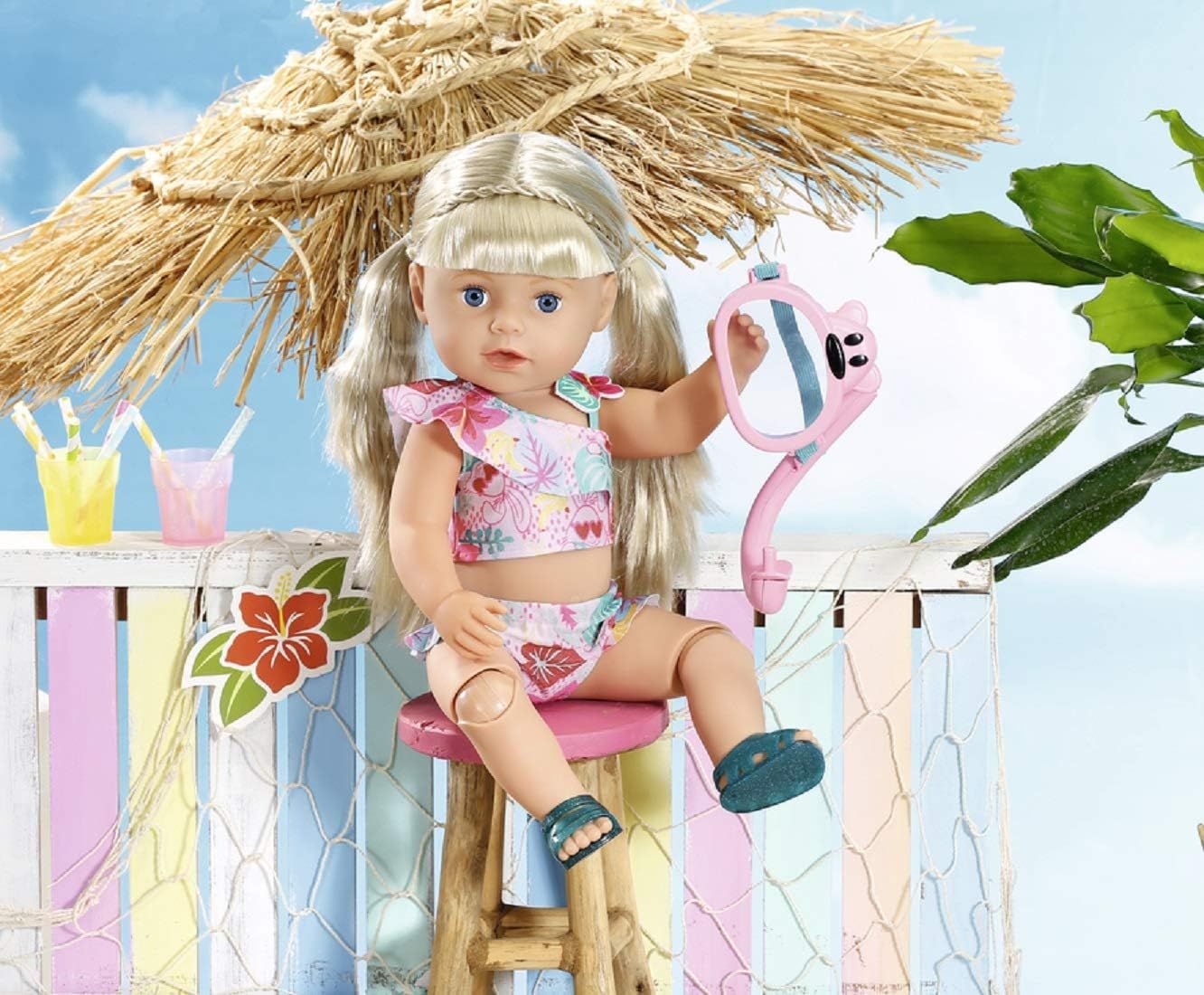 Baby Born Accs Holiday Deluxe Bikini Set 43cm