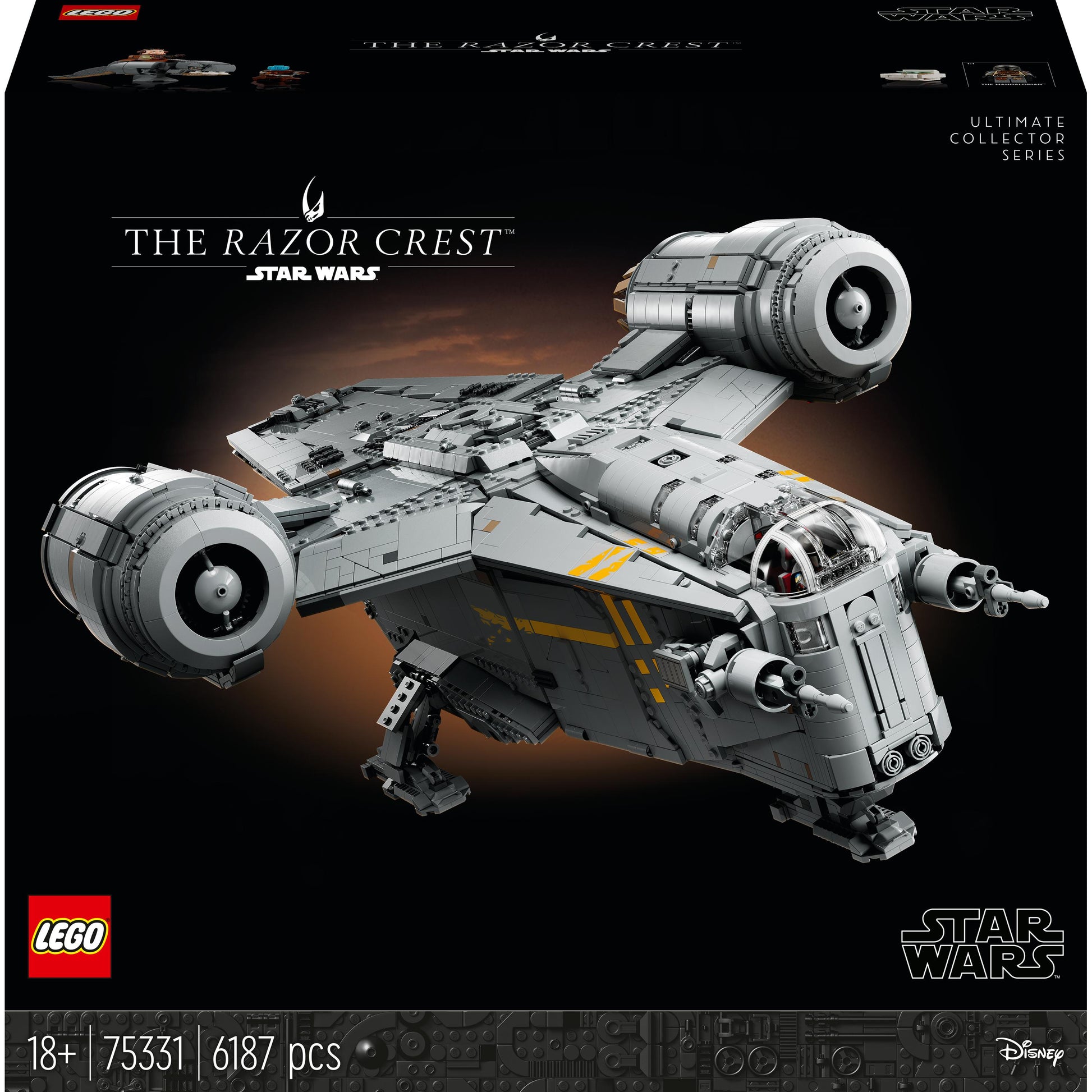 LEGO® Star Wars™ The Razor Crest™ 75331 Building Kit (6,186 Pieces)
