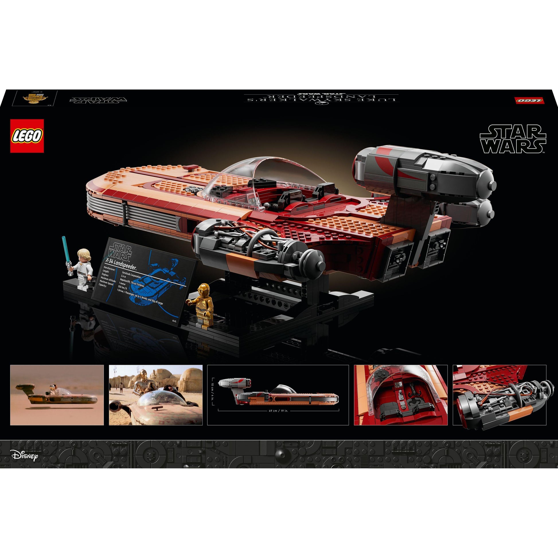 LEGO® Star Wars™ Luke Skywalker’s Landspeeder™ 75341 Building Kit (1,890 Pieces)