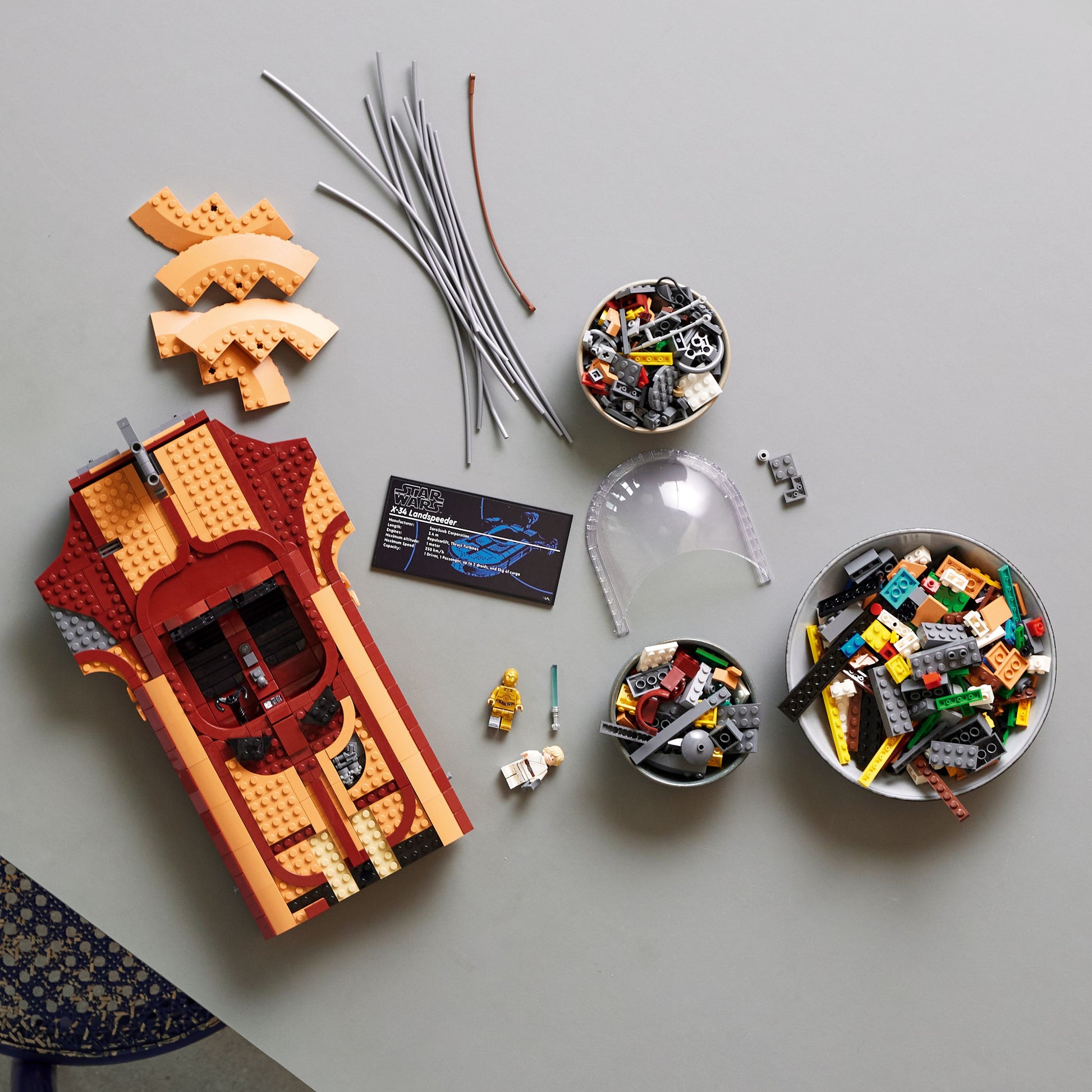 LEGO® Star Wars™ Luke Skywalker’s Landspeeder™ 75341 Building Kit (1,890 Pieces)