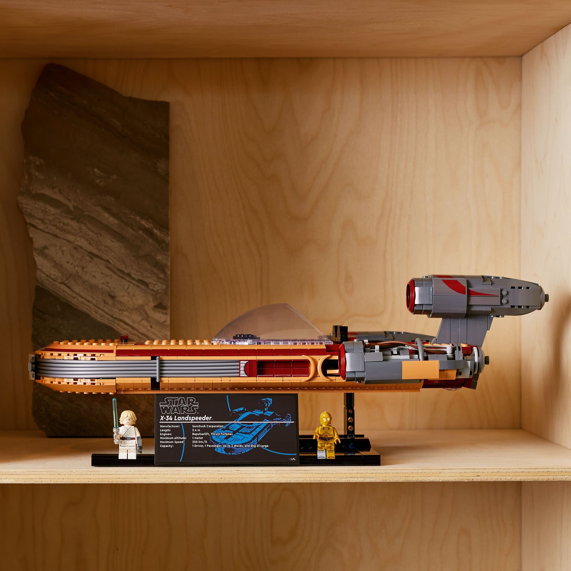 LEGO® Star Wars™ Luke Skywalker’s Landspeeder™ 75341 Building Kit (1,890 Pieces)