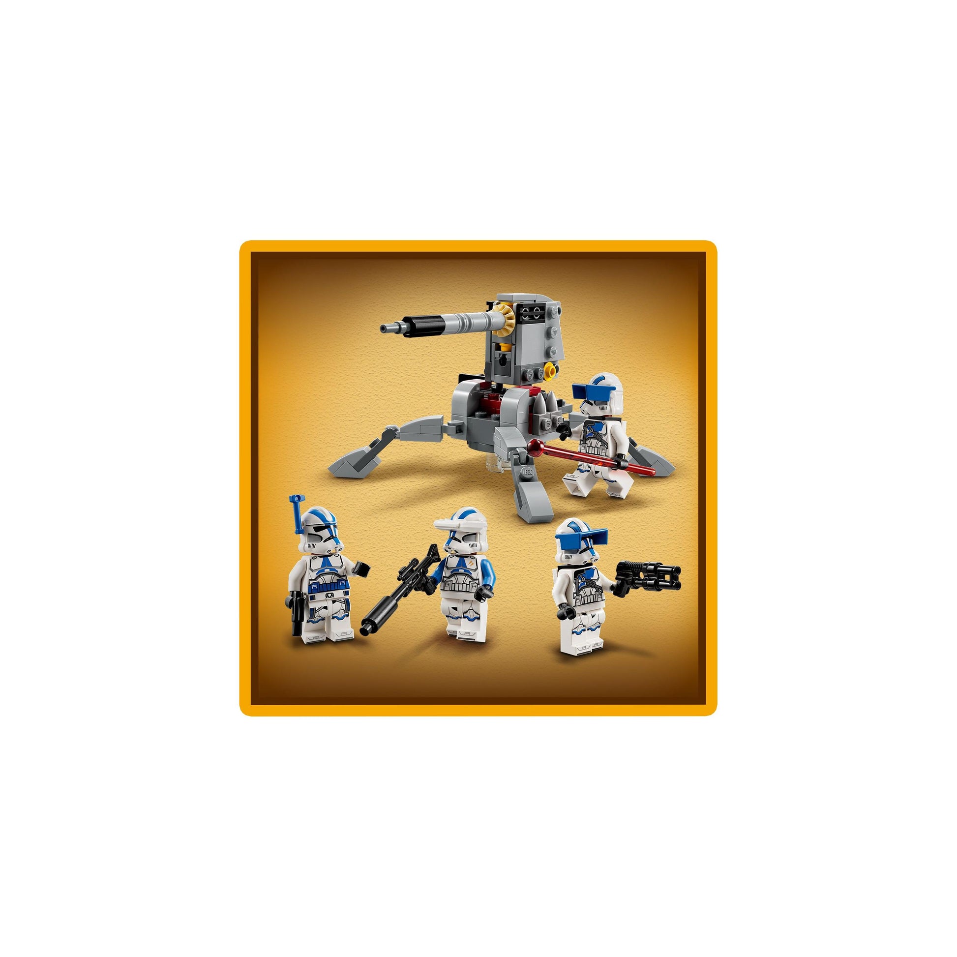 LEGO® Star Wars™ 501st Clone Troopers™ Battle Pack 75345 Building Toy Set (119 Pcs)