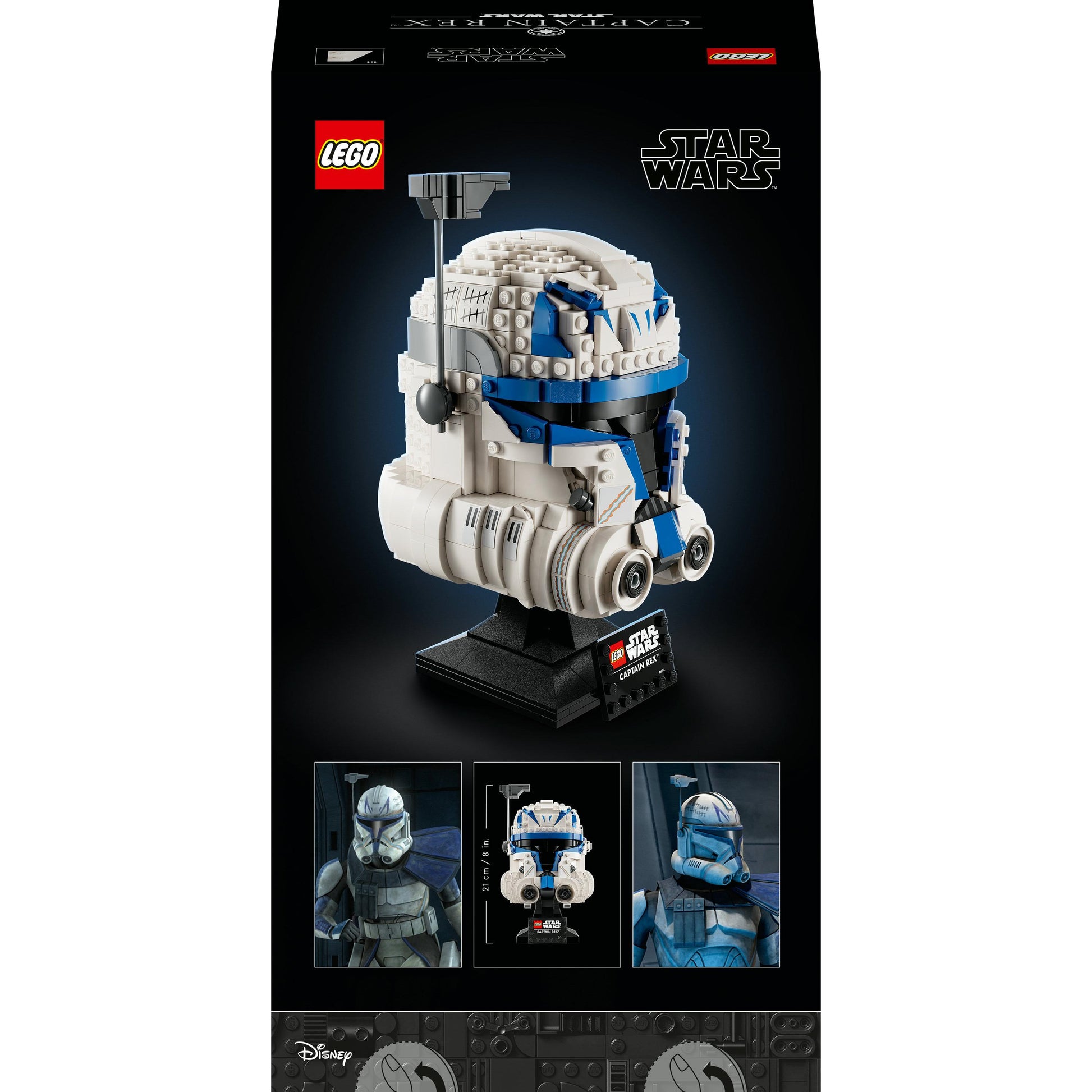 LEGO® Star Wars™ Captain Rex™ Helmet 75349 Building Kit (854 Pieces)