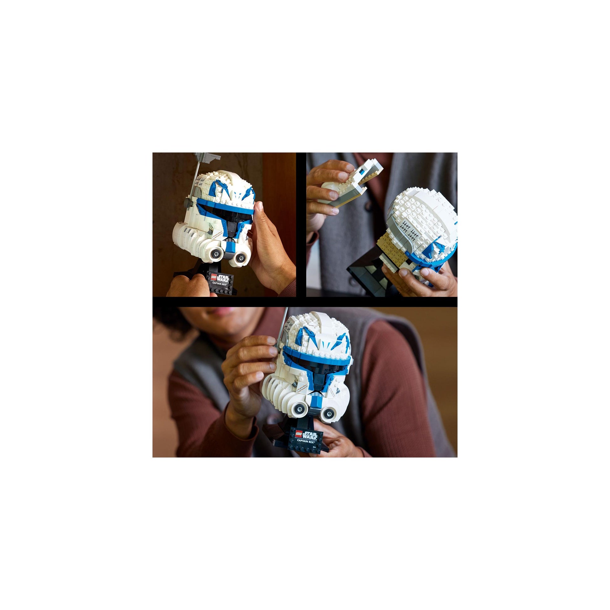 LEGO® Star Wars™ Captain Rex™ Helmet 75349 Building Kit (854 Pieces)