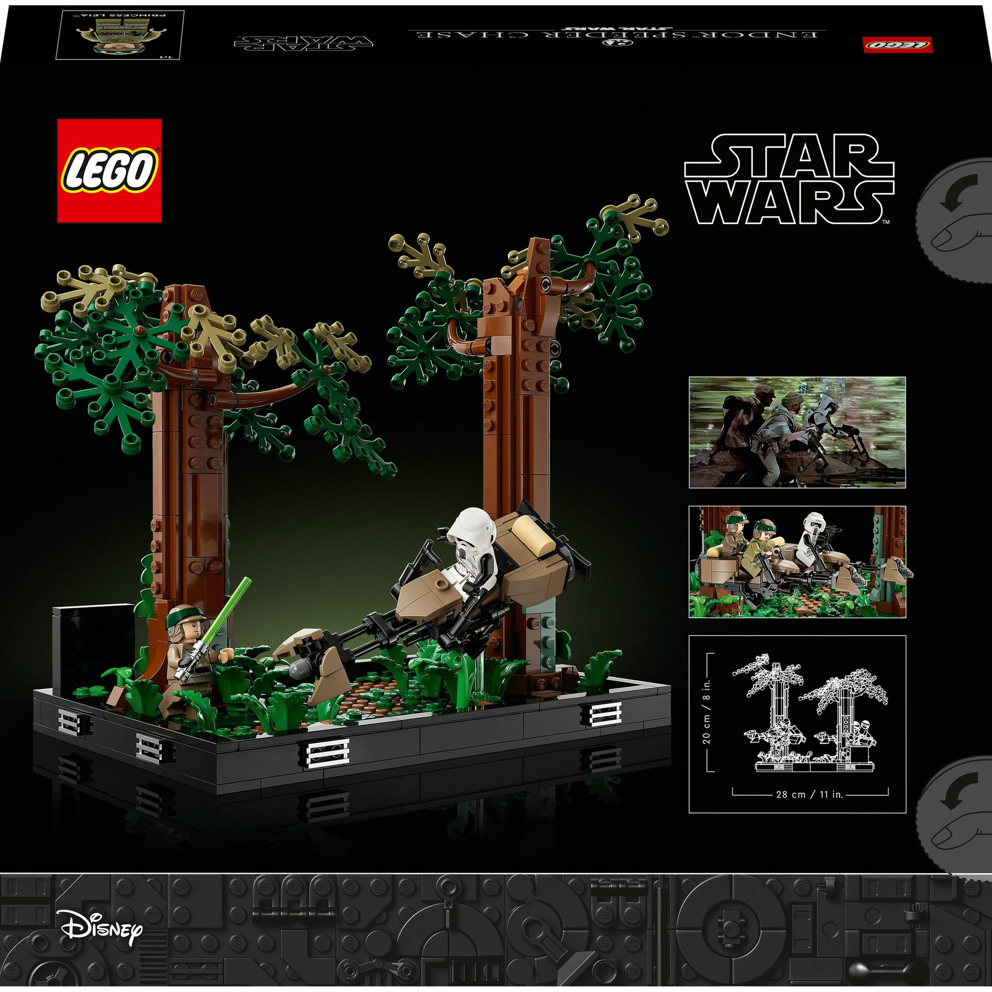 LEGO® Star Wars™ Endor™ Speeder Chase Diorama 75353 Building Set (608 Pieces)